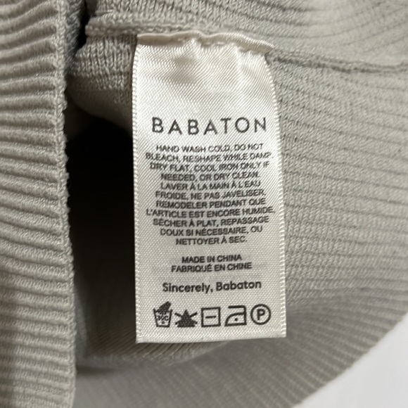 Aritzia Babaton Sculpt Knit Gray Tank Top Size Small - Picture 8 of 9